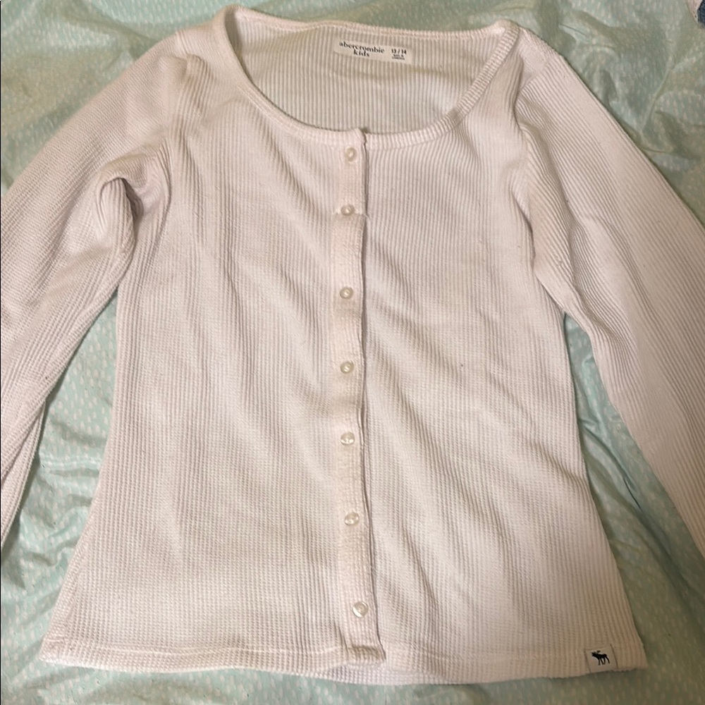 Abercrombie Kids White Blouse Classic Design